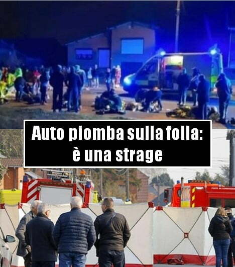 Auto piomba sulla folla: è una strage, 6 morti e 12 feriti gravi. Arrestato il conducente